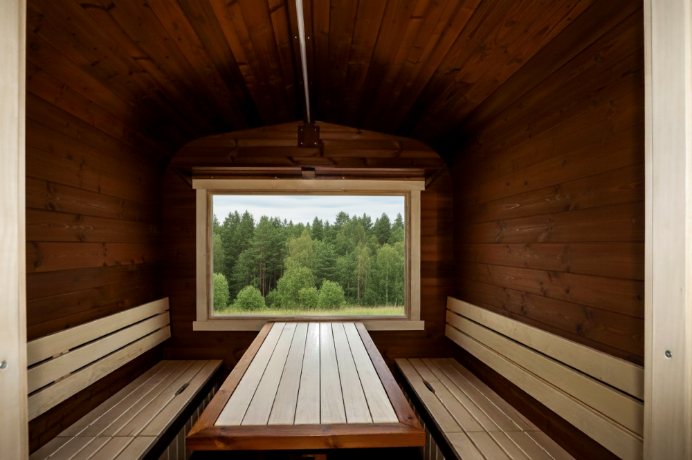 Rectangular sauna 6,00m Timberart image 11