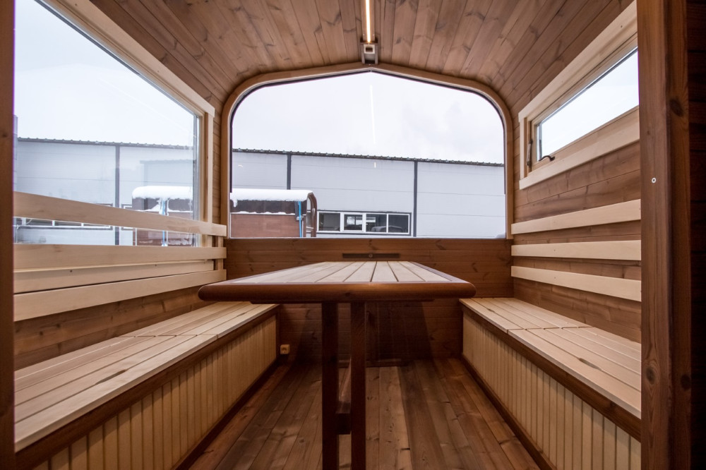 Rectangular sauna 6,00m MAX Timberart image 13